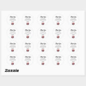Dank Appreciatie Administratieve Professionals Ronde Sticker (Vel)