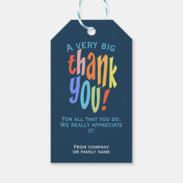 Dank Appreciatie Cadeaulabel