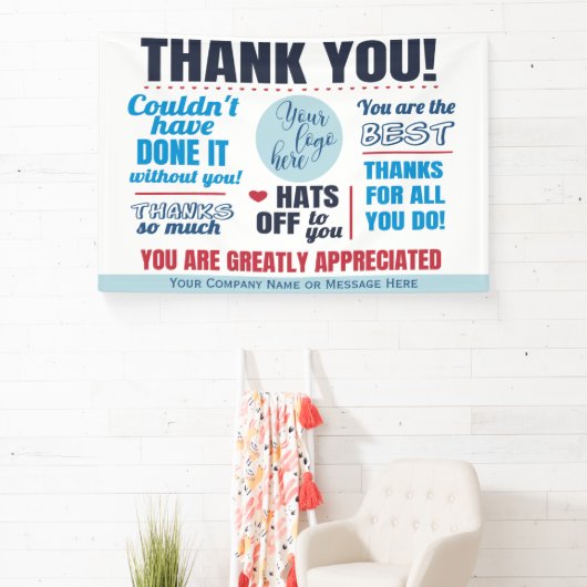 Dank Appreciatie Vrijwilligers Staf Spandoek (Insitu)