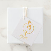 Dank! Ballonnen met bloemen voor bruidsfeestje voo Bedankjes Labels (Met doos)