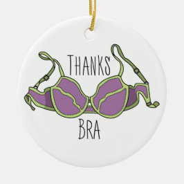 Dank beha keramisch ornament