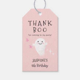 Dank Boo | Halloween Girl Birthday Party Cadeaulabel