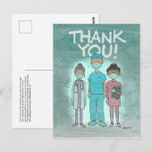 Dank Briefkaart (Voorkant / Achterkant)