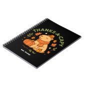 Dank-Capy Schattige Capybara Thanksgiving Retro Notitieboek (Linkerzijde)