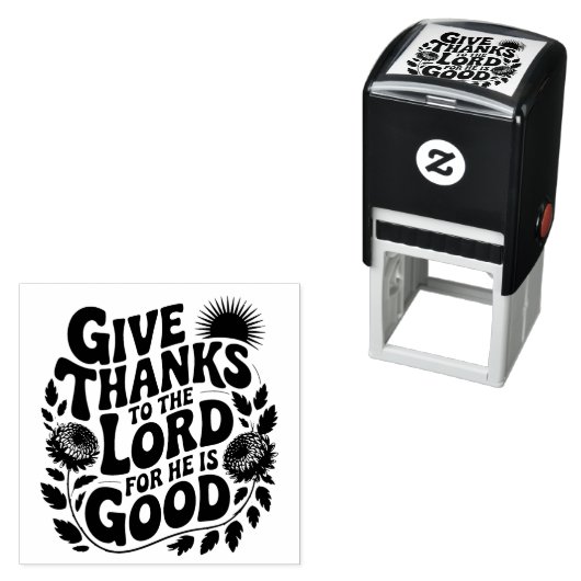 Dank - Christelijk Zelfinktende Stempel (In situ)