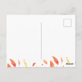 Dank Christian Thanksgiving  Briefkaart (Achterkant)