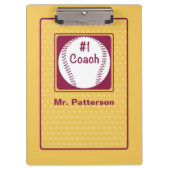 Dank Coach, Dank Nummer 1 Klembord (Voorkant)