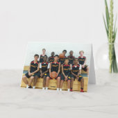 Dank Coach Kaart Teamnaam Foto (Achterkant)