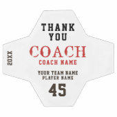 Dank Coach Naam Team Nummer Voetbal (Enkel)