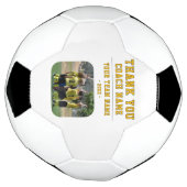Dank coach team naam foto voetbal (Gedraaid)