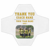 Dank coach team naam foto voetbal (Enkel)
