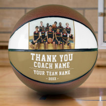Dank coach teamnaam foto