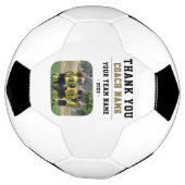 Dank coach Teamnaam Foto Voetbal (Gedraaid)