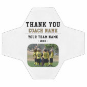 Dank coach Teamnaam Foto Voetbal (Enkel)