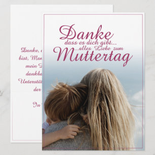 Dank dat je bestaat, Moederdag, Moeder & Kind