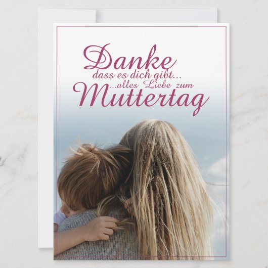 Dank dat je bestaat, Moederdag, Moeder & Kind (Voorkant)