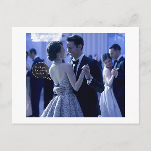 Dank dat je gekomen bent  briefkaart (Voorkant)