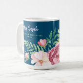 Dank dat je me hebt geholpen te bloeien bloem mok (Voorkant links)