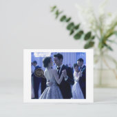 Dank dat u gekomen bent  briefkaart (Staand voorkant)