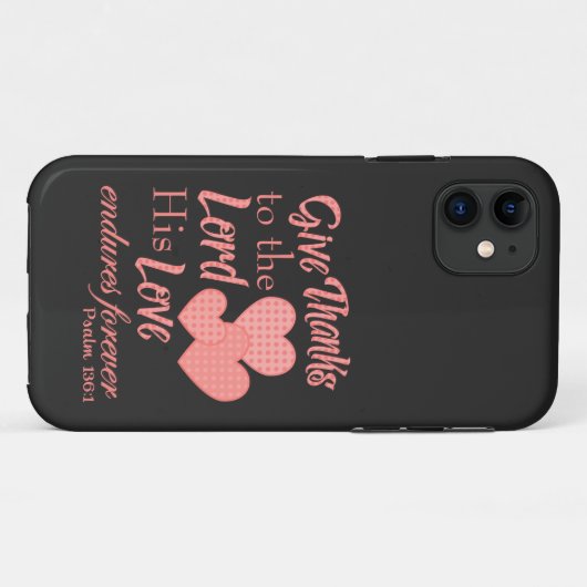 Dank de Heer Case-Mate iPhone Case (Achterkant (horizontaal))