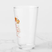 Dank de Heer herfst waterverf bloem Glas (Links)