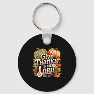 Dank de Heer Psalm 107_1 Herfst Geschenk Sleutelhanger