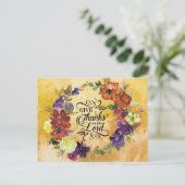 Dank de Heer, Thanksgiving Briefkaart (Staand voorkant)