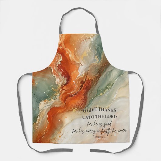DANK DE HEER |Thanksgiving geschenk Schort (Voorkant)