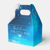 Dank de hemel voor Little Boys|Blue Sterrennacht S Bedankdoosjes (Achterkant)