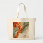 DANK DE HERE |Kerstgeschenk van dankbaarheid Grote Tote Bag (Voorkant)