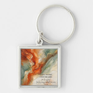 DANK DE HERE Kerstgeschenk van dankbaarheid Sleutelhanger