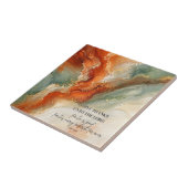 DANK DE HERE |Kerstgeschenk van dankbaarheid Tegeltje (Zijkant)