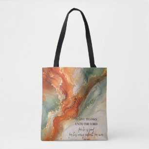 DANK DE HERE Kerstgeschenk van dankbaarheid Tote Bag