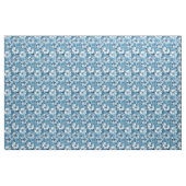 DANK DUDETTE Navy Tropical Hibiscus Pattern Stof (Yard (91,4 cm))