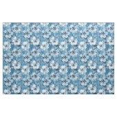 DANK DUDETTE Navy Tropical Hibiscus Pattern Stof (Fat Quarter)