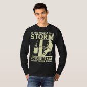 Dank een Lineman Quote Electrical Lineman Electric T-shirt (Voorkant volledig)