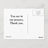 Dank een soldaat, okt 2009 004 briefkaart (Achterkant)