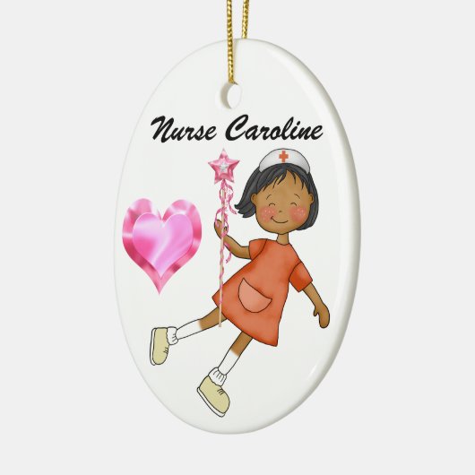 Dank een verpleegster - SRF Keramisch Ornament (Links)