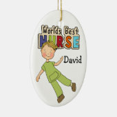 Dank een verpleegster - SRF Keramisch Ornament (Rechts)