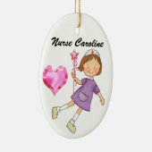 Dank een verpleegster - SRF Keramisch Ornament (Rechts)