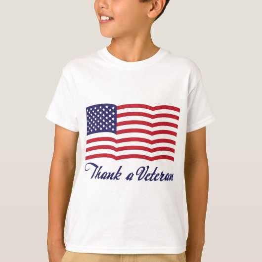 Dank een Veteran T-shirt (Voorkant)