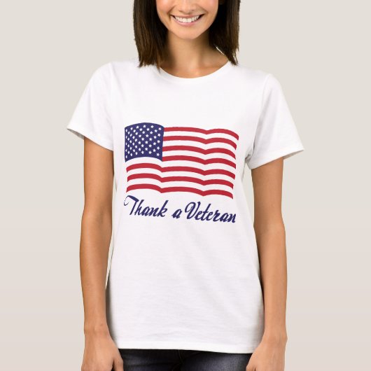Dank een Veteran T-shirt (Voorkant)