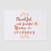 dank en dank aan de Thanksgiving Tissuepapier (Voorkant)