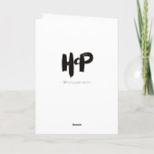 "DANK EWE"-kaart Bedankkaart (Achterkant)