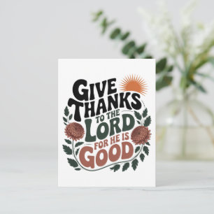 Dank Geven - Christelijk Briefkaart