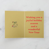 Dank God Het Is Kerstmis Commerciale Ironie Kaart (Binnen)