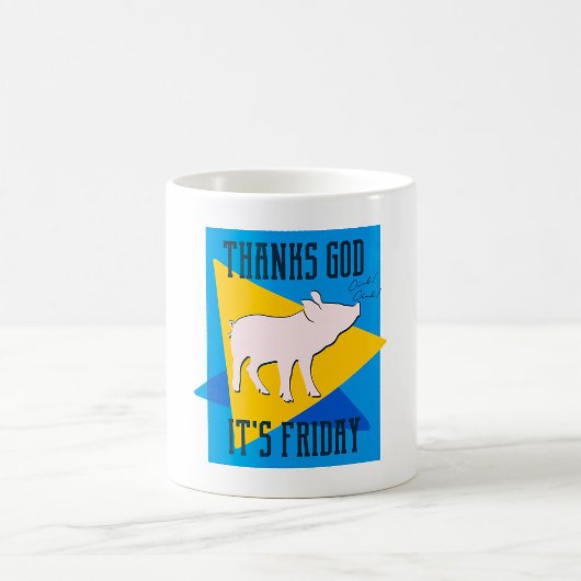 Dank God het Vrijdag is Koffiemok