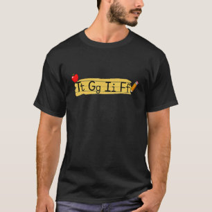 Dank God het Vrijdag is TGIF Alfabet Weekend Leraa T-shirt
