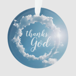 Dank, God Wolken Fotografie Blauwe Lucht Ornament
