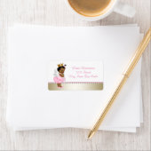 Dank hemel voor Little Girls Ethnic Angel Etiket (Insitu)